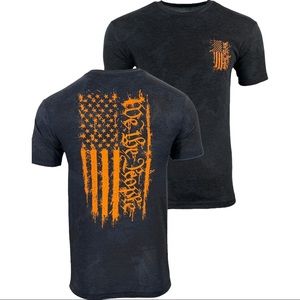 Howitzer Style Men's T-Shirt PEOPLE FLAG SPARY Military Grunt MFG